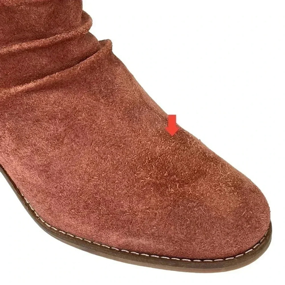 Cole Haan Alayna Mahogany Suede Leather Womens Ankle Boots Size 5.5M - Picture 6 of 11